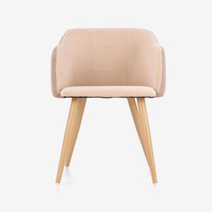 Umi Amber Unique Velvet Armchair With Armrest